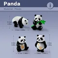 4pcs Panda-i
