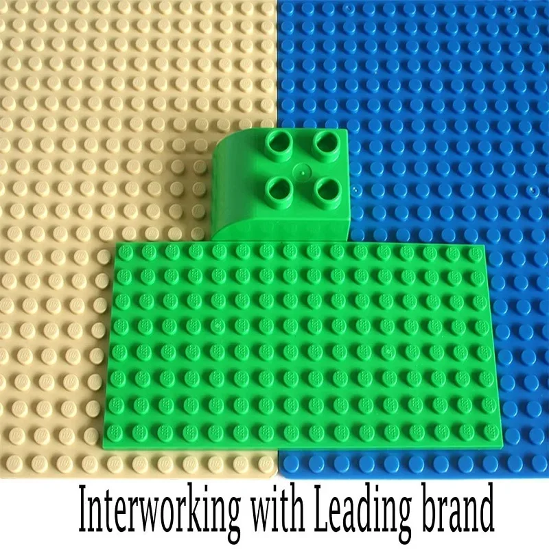 Classic Base Plates 32x32 32x16 Dots Plastic Bricks Baseplates MOC DIY City Building Blocks Figures Construction Toys - imagen 5