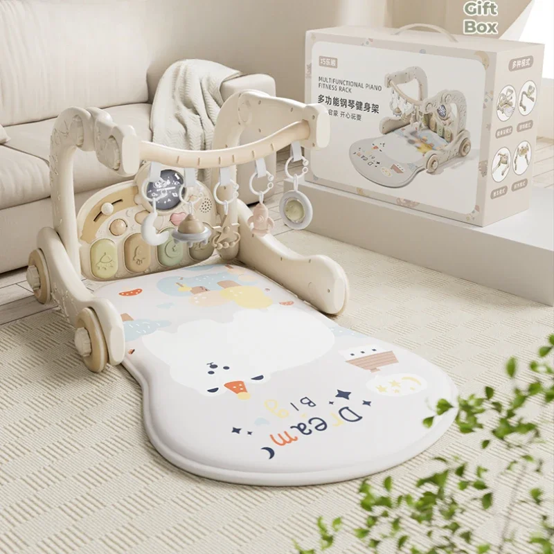 Baby Piano Fitness Frame 100 días Productos para bebés ‌ cutie ‌   Regalo de luna llena de educación temprana de 0 a 3 meses, miel para recién nacidos ‌   Encontrar la caja de regalo - imagen 3