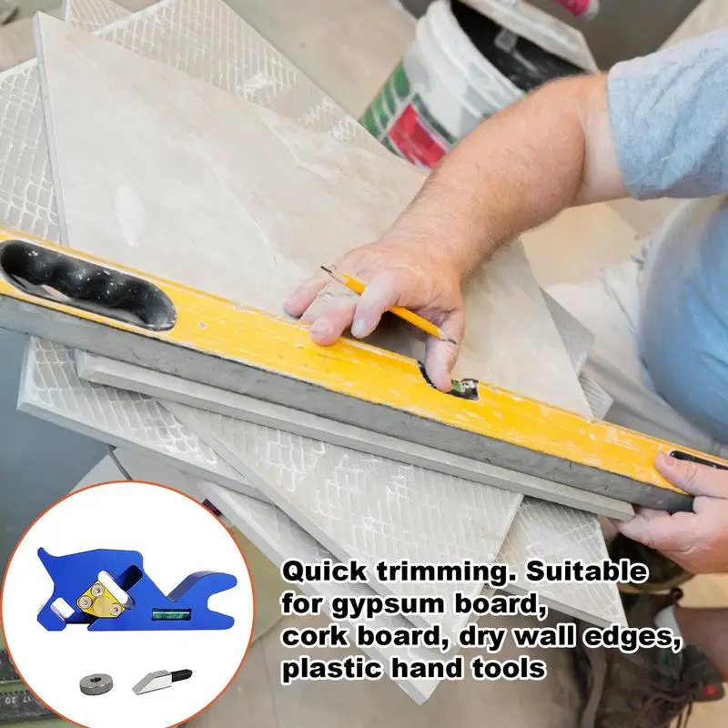 Avión de hombro, herramienta de aplanamiento de 45 grados con localizador auxiliar, eliminación de esquinas, herramientas profesionales de carpintería para carpintero - imagen 4
