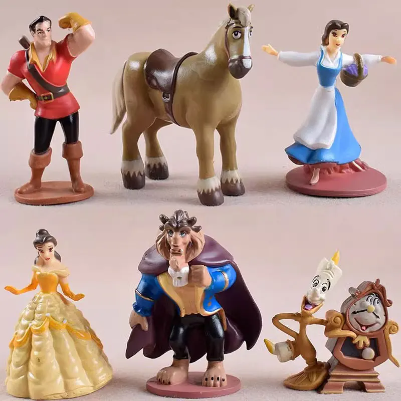 Figuras de Belle estilo anime Disney La Bella y la Bestia para niña - imagen 4