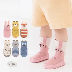 Calcetines antideslizantes para bebé con dibujos de animales