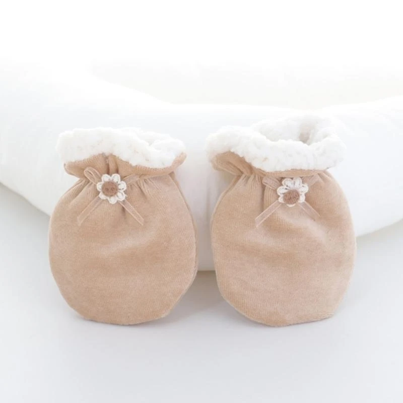 M76C Guantes gruesos para recién nacidos 0 a 3 años, guantes para niños pequeños, accesorios invierno, regalo ducha - imagen 4