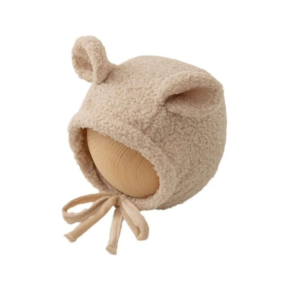 Gorro de invierno con orejas de dibujos animados, gorro de lana de cordero a prueba de viento, gorro con protección para los oídos, gorro cálido con orejeras para invierno - imagen 4