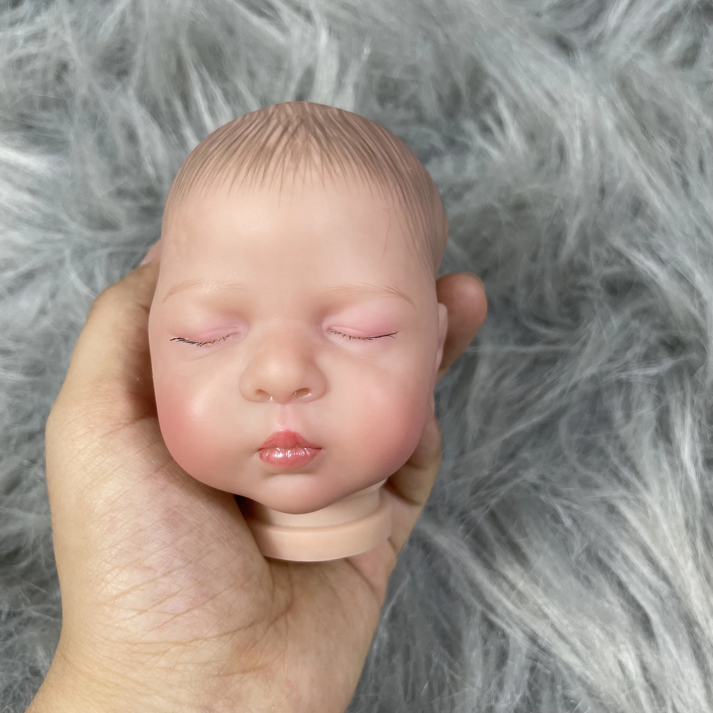 Muñeca Reborn de vinilo para pintar – Kit completo artesanal - imagen 4