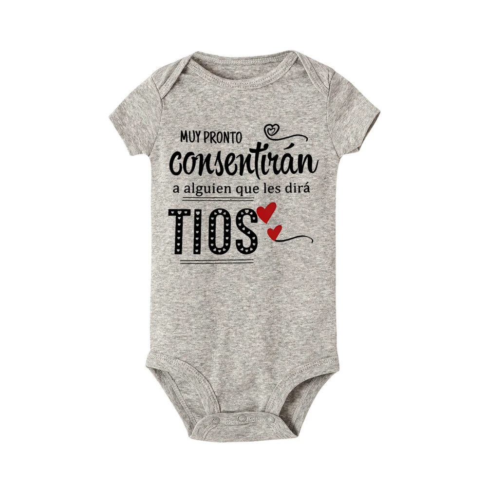 Soon They Will Feel Someone Who Will Callos tío mameluco de bebé estampado anuncio de embarazo mono infantil revelar mono - imagen 3