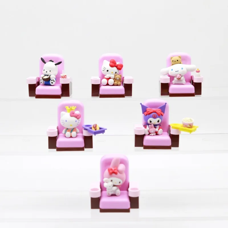 Sanrio-caja ciega de juguete para ver películas, teatro, escena de cine, figura de Anime, Hello Kitty, My Melody, muñeca Kuromi, juguetes para coleccionar adornos - imagen 3