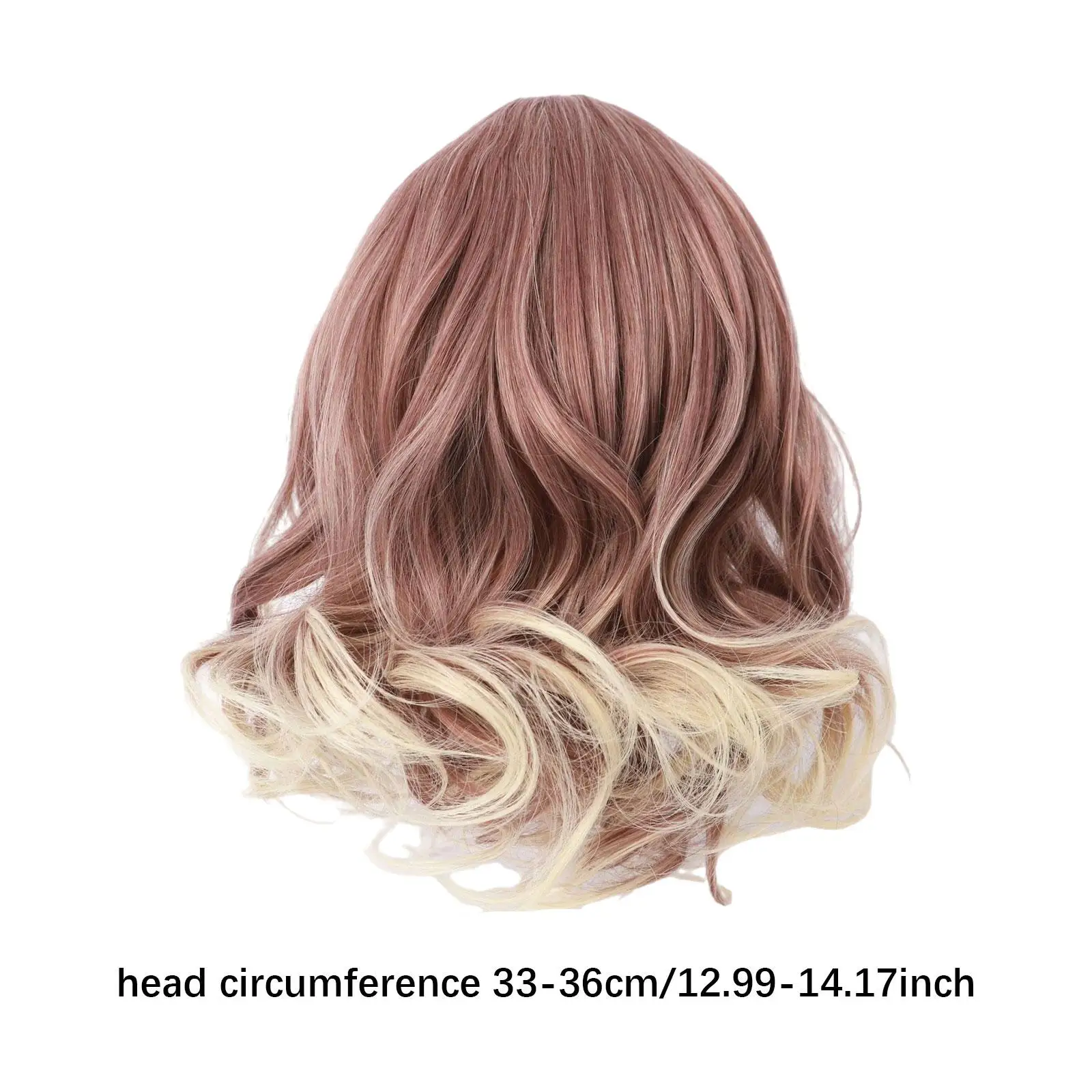 20cm Cotton Doll Wig for Doll Making Sturdy Fashion Heat Resistance Fiber DIY Crafts Art Supplies Curly Hair Girl Birthday Gift