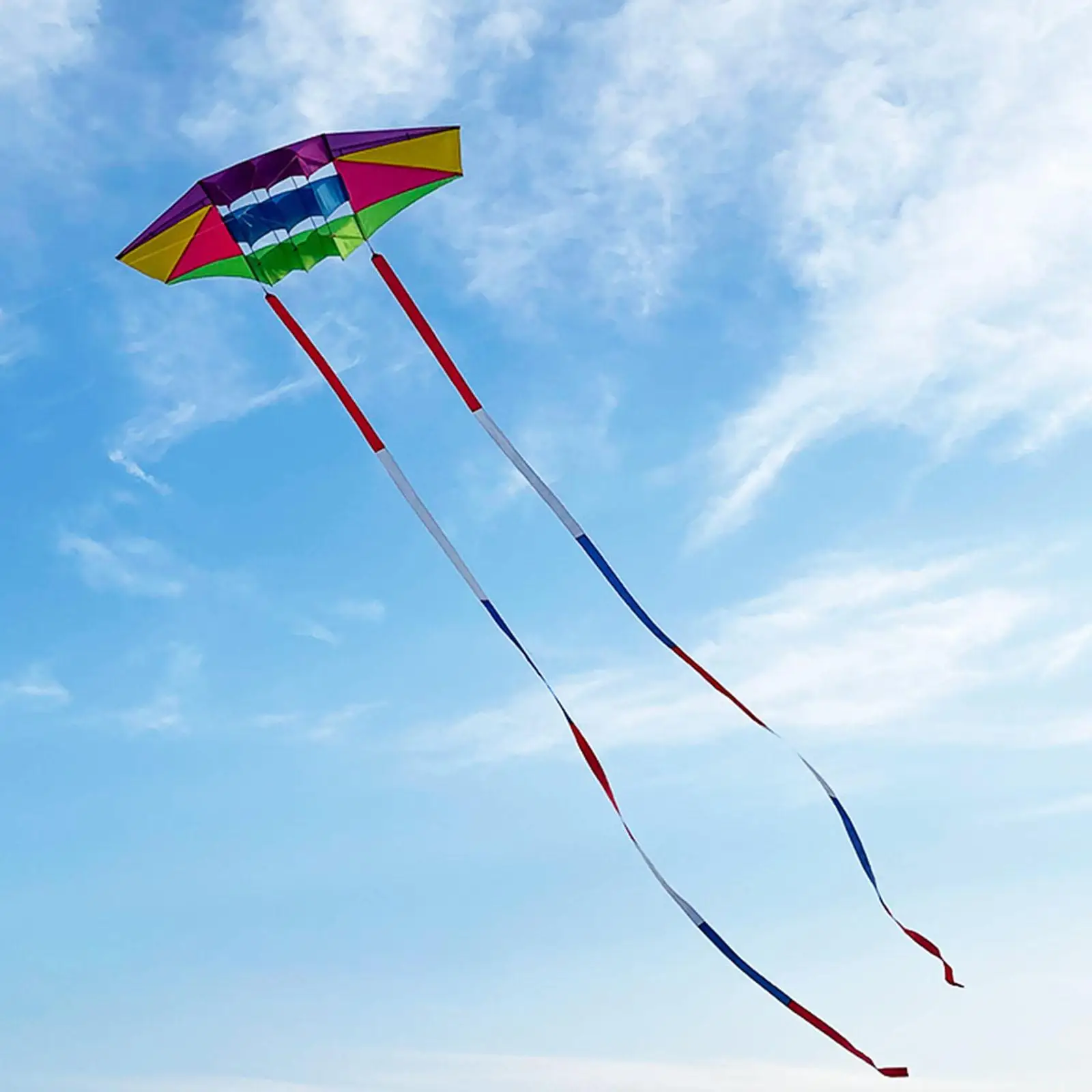 3D Radars Kite Leisure Sports 10M Tails Soft Kite for Lawn Yard Travel