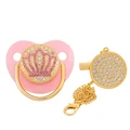 Pink Pacifier Clip