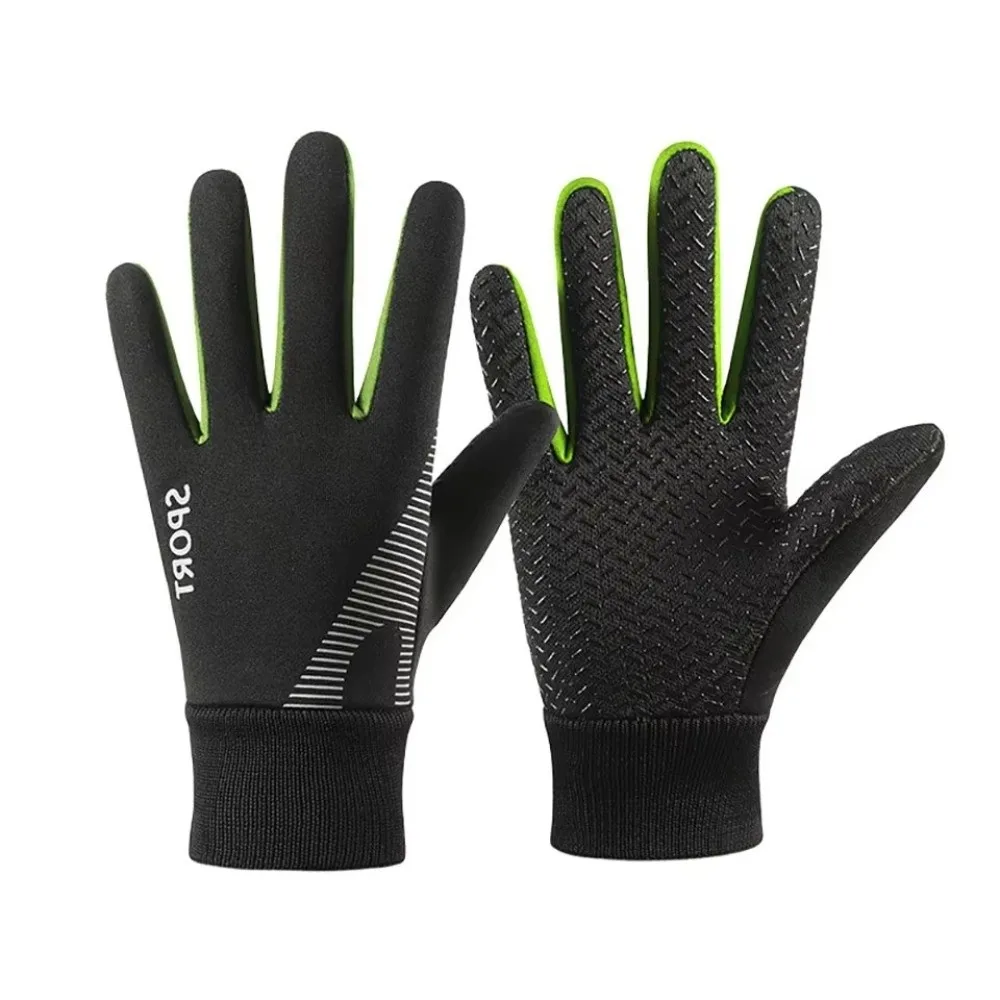 Guantes de montar impermeables para niños, guantes cálidos antideslizantes de silicona resistentes al desgaste, guantes de invierno con muñecas elásticas a prueba de viento para exteriores - imagen 2