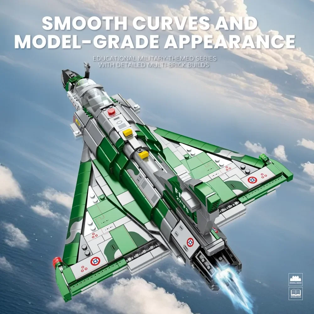 Mirage 2000 Bloques educativos – Avión de combate para niños - imagen 5