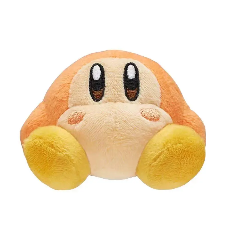 Figura de acción genuina, colgante de felpa Kirby de la segunda estrella de bala, modelo colgante de bolso rosa Gacha - imagen 2