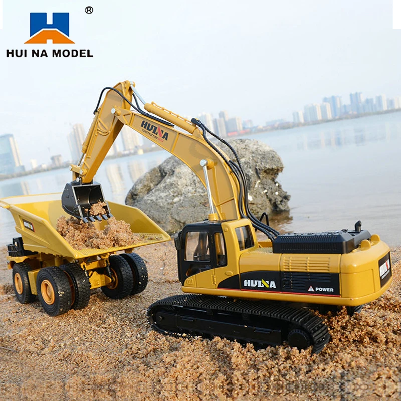 Huina Navvy – Cargador hidráulico de juguete para construcción