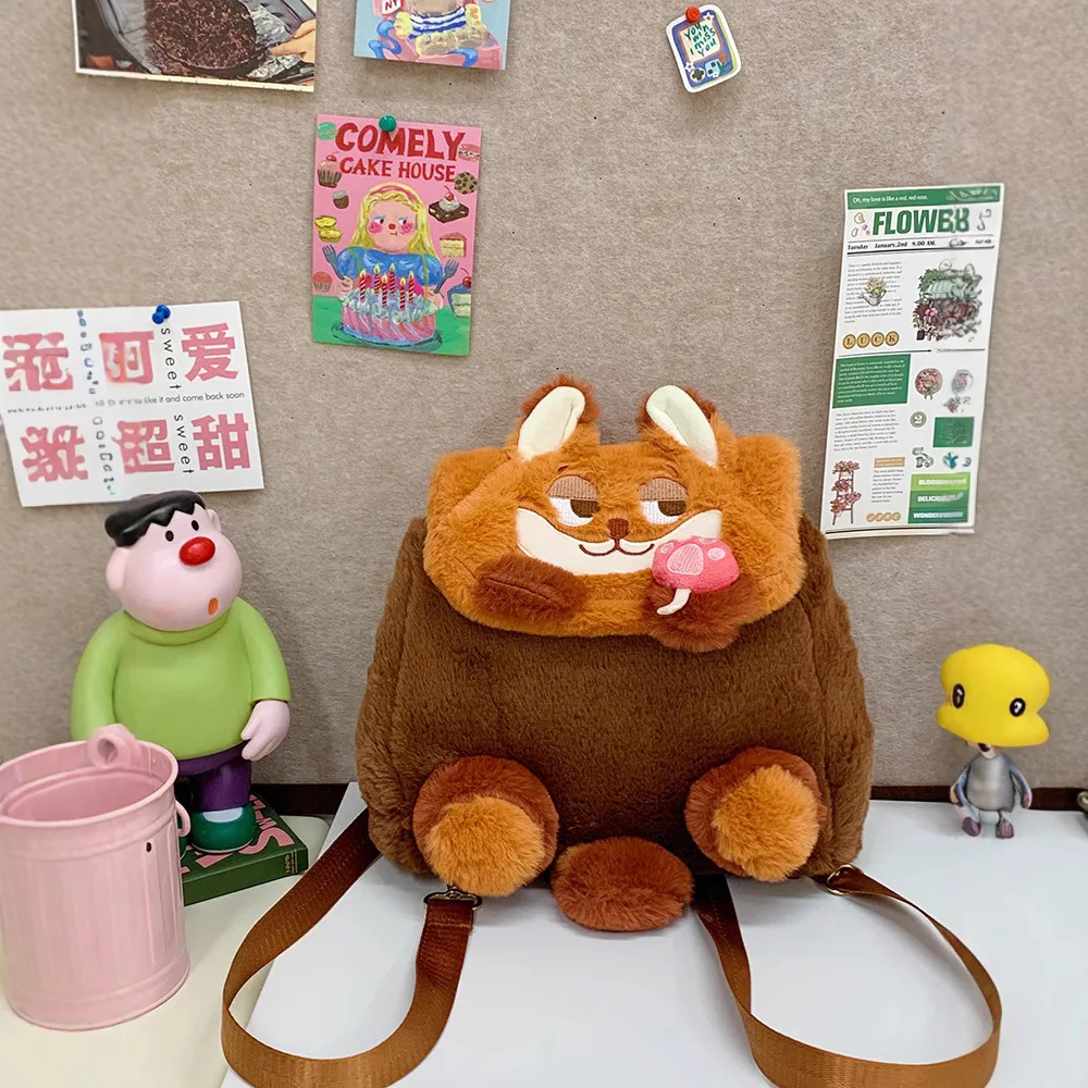 Nuevo bolso cruzado de muñeca Zootopia, mochila de gran capacidad con bonitos dibujos de Judy Nick, bolsos para ir al trabajo, regalos informales de moda para chicas - imagen 2