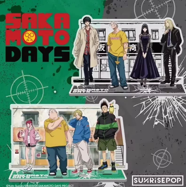 Figuras acrílicas Sunrisepop Sakamoto Days para escritorio - imagen 3