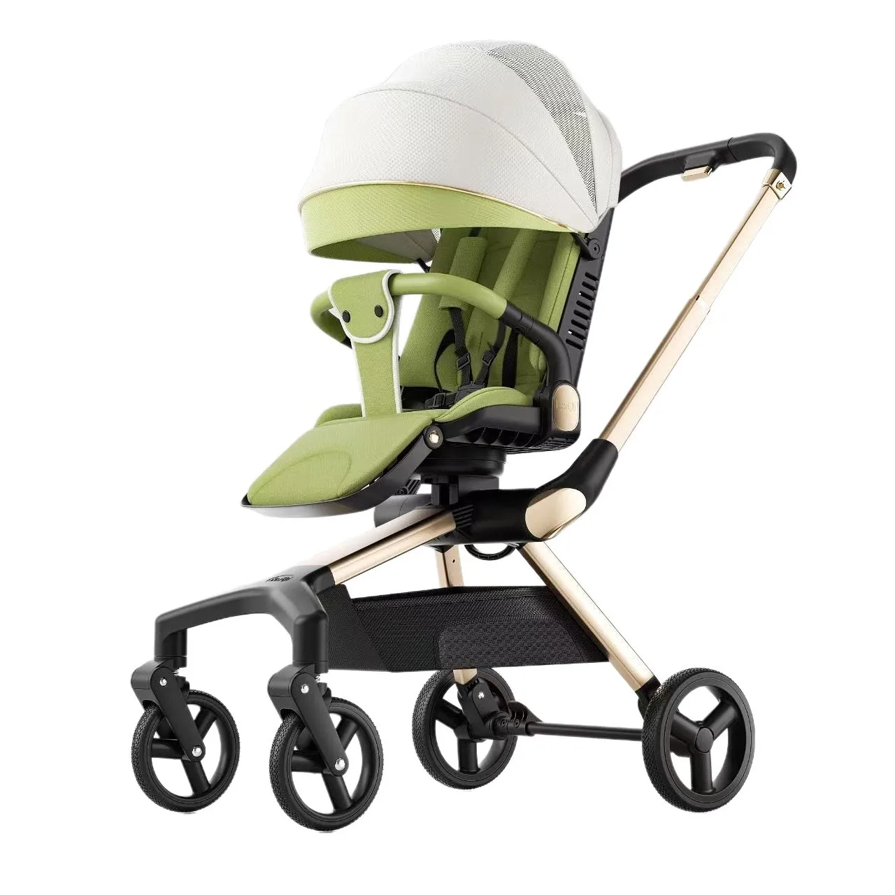 Andador pliable de aluminio para bebé - Ligero