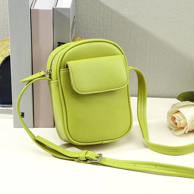 Nuevo bolso de mano de PU para mujer, bolso de hombro con textura, bolso cruzado de moda versátil, bolso deportivo de marca a la moda para teléfono, bandolera de viaje - imagen 3