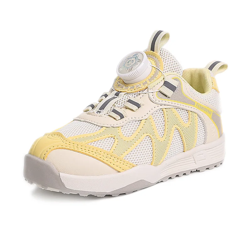 Zapatillas infantiles transpirables malla, suela gruesa antideslizante - imagen 2