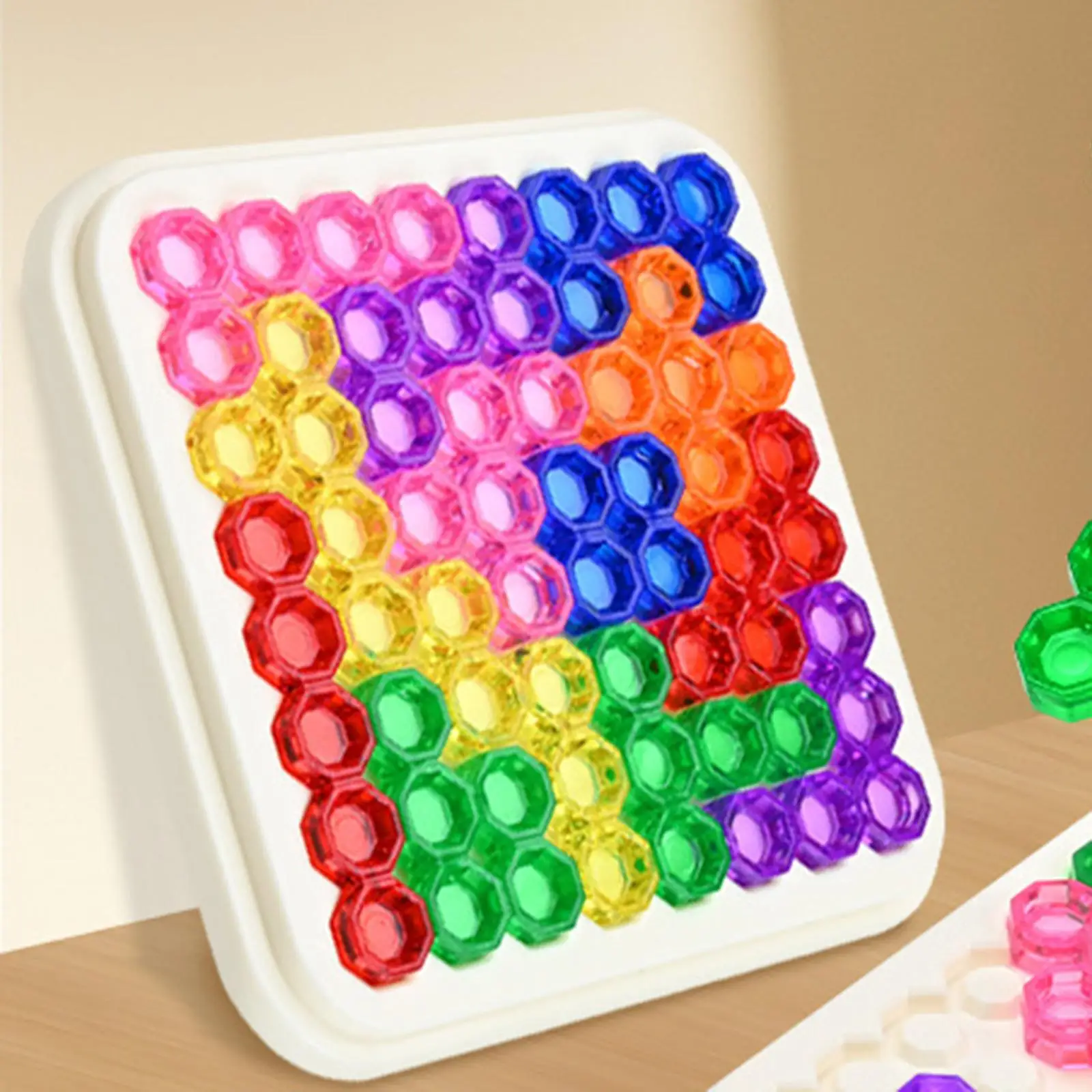 Puzzle Toy Shape Analysis Practical Easy to Use Multipurpose Game Puzzle Board for Home Recreation Teaching Entertainment Party