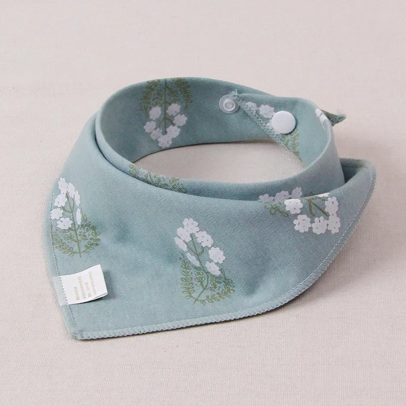 Babero bandana algodón absorbente para bebé recién nacido - imagen 5
