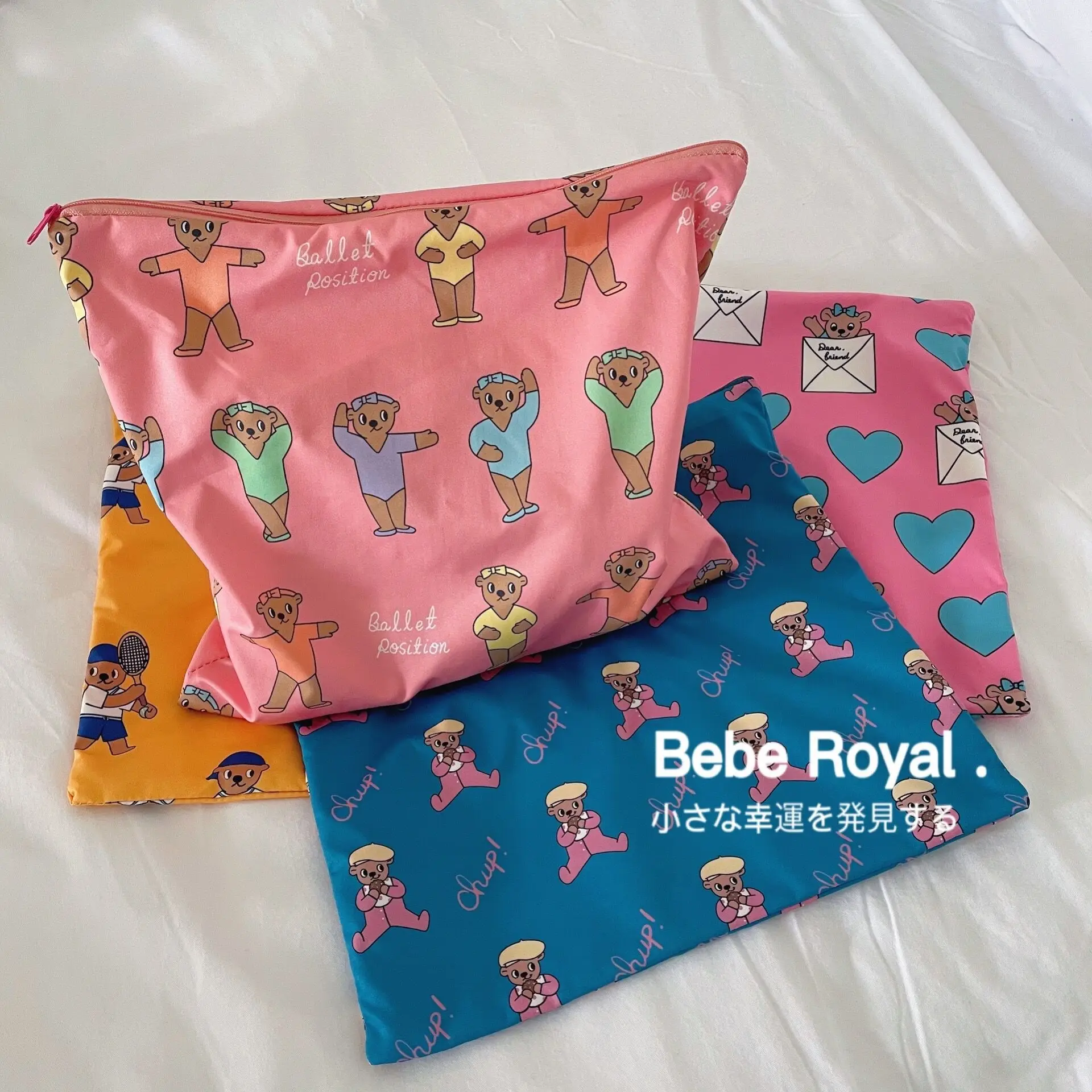 Organizador portátil para bolsa pañales con oso