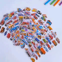 Pegatinas 3D para niños – vehículos y recompensas en guardería