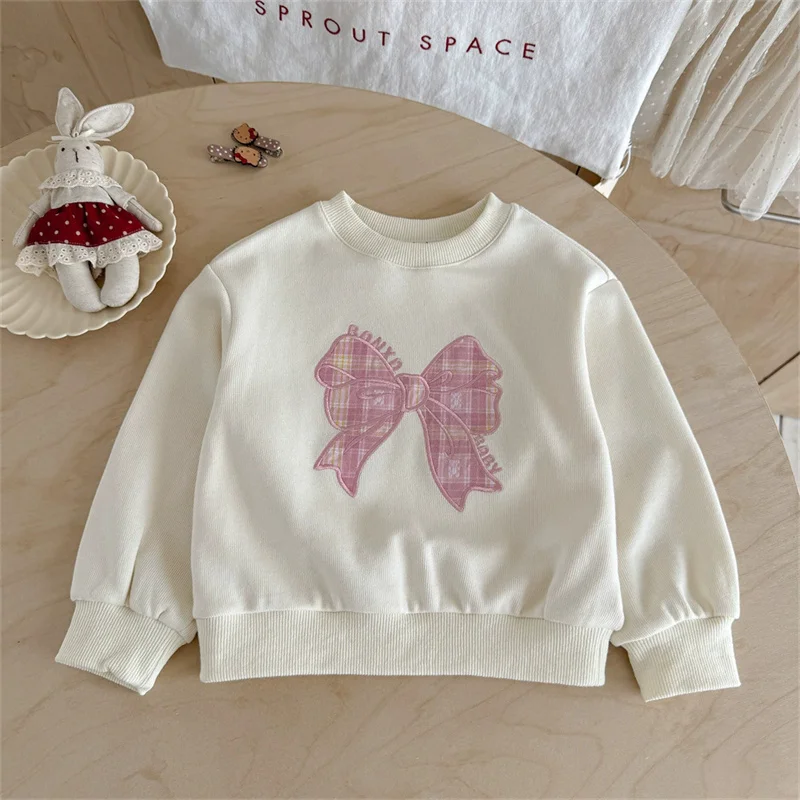 Sudadera de primavera para niña con estilo princesa, jersey suave