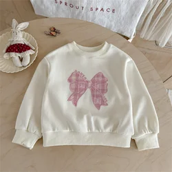 Sudadera de primavera para niña con estilo princesa, jersey suave