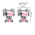 10pcs Letter dog
