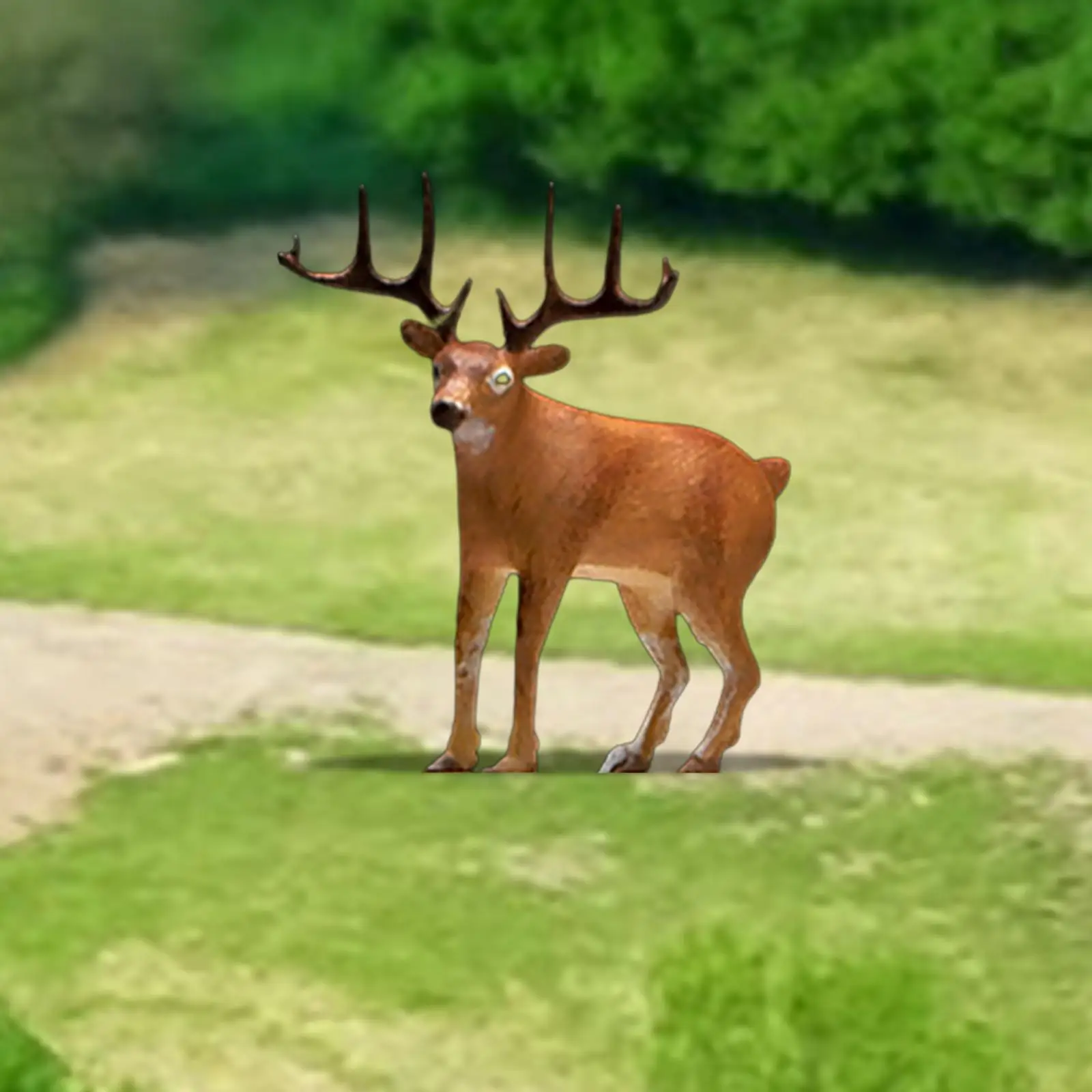 Elk Figurine 1:64 Deer Figurine Photo Props DIY Projects Miniature Scene