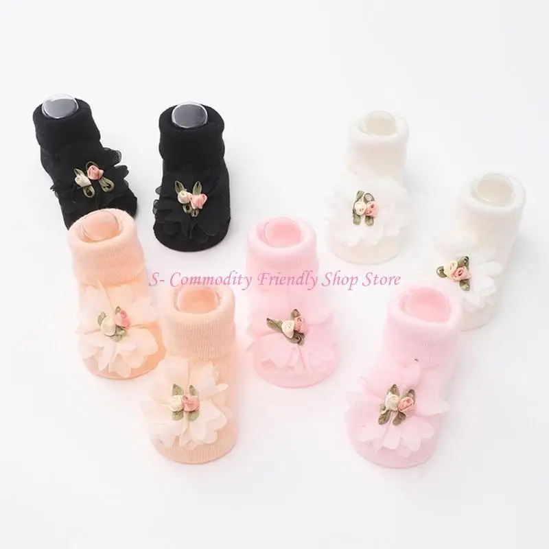 85ae elegante recién nacido calcetines tobillo calcetines para cabello calcetines bebé - imagen 2