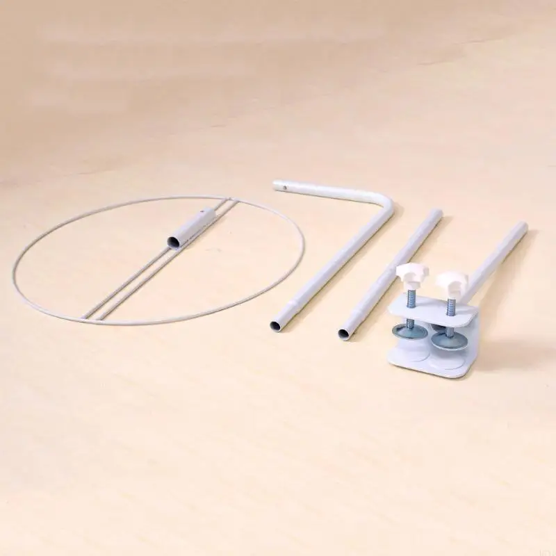 D7YD Moustiquaire SupportMoustiquaire Support Ensemble Réglable Clip-On Berceau Auvent Support Moustiquaire Accessoires - imagen 4