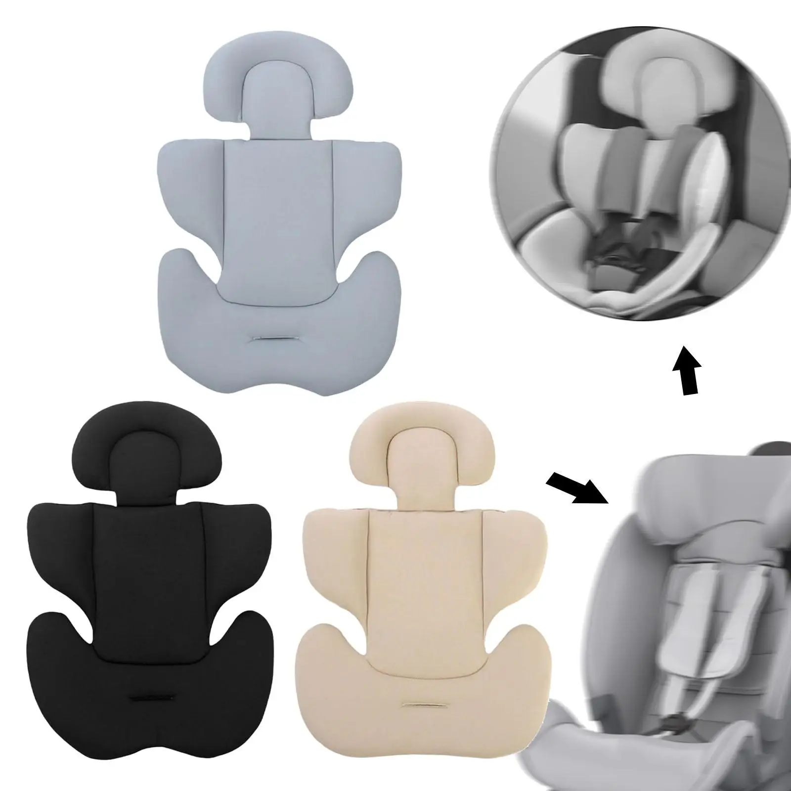 Estera para cochecito de recién nacido, cojín protector transpirable para niños, forro para asiento de asiento de coche, cochecito de bebé, cochecito de coche - imagen 3