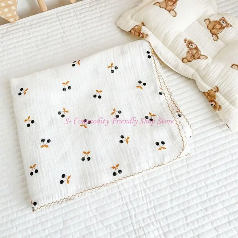 85ae Baby-Swaddle Blanket Infante Recibiendo Manta Linda Maneta Swaddle Muslin - imagen 4