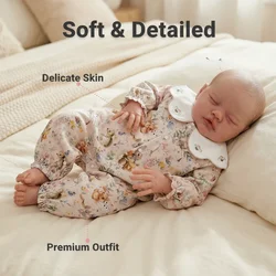Muñeca reborn realista Primrose Sleep – Piel suave