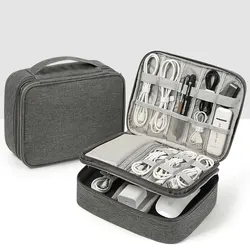 Bolsa organizadora cables USB portátil – Estuche impermeable viaje