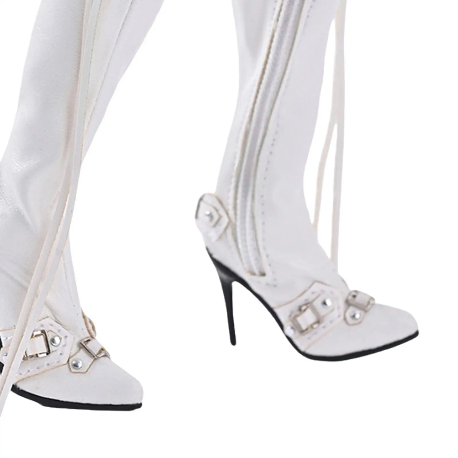 1/6 Action Figures High Boots PU DIY Costume Accessories Female Figure Boots