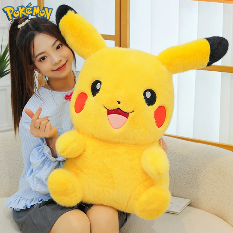 Peluche Pikachu Pokémon grande y suave para niños