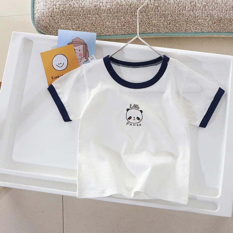 Camiseta de manga corta algodón estampado de frutas para niño - imagen 4