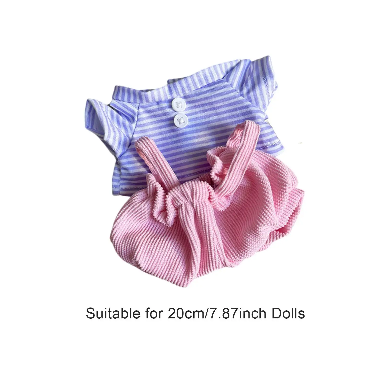 20cm Plush Dolls Clothes Toys Dress for Valentine's Day Photo Props Gifts