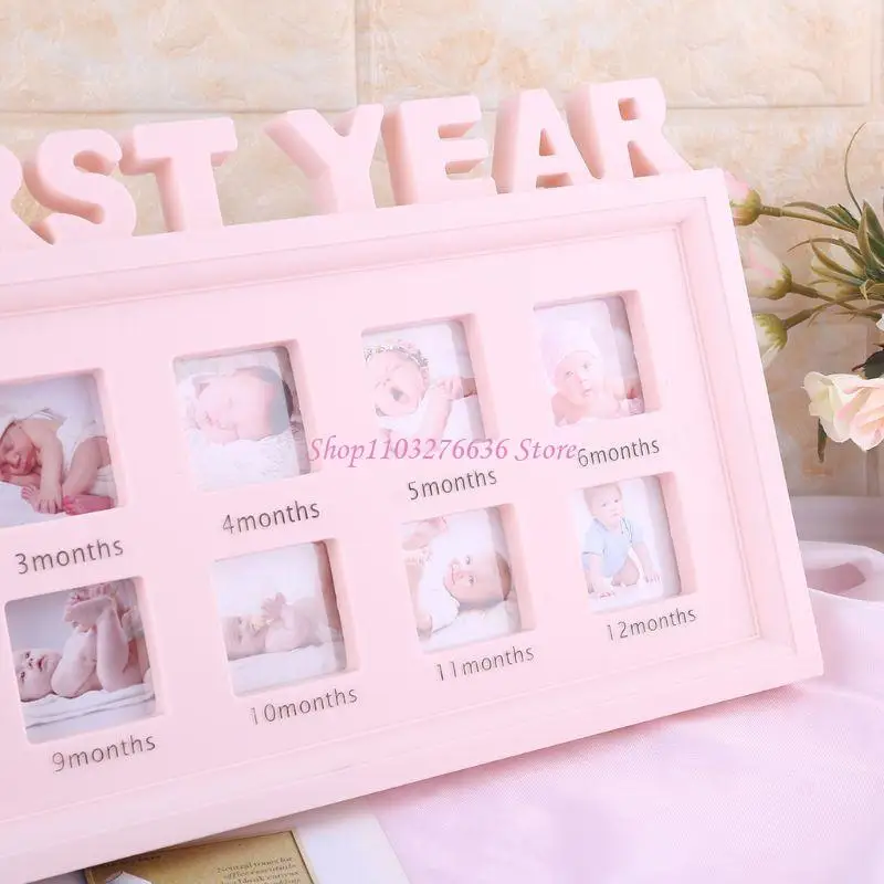 R6FD Fashion Rickborn Baby Growth Hitos crecimiento Foto Accesorios pared familia