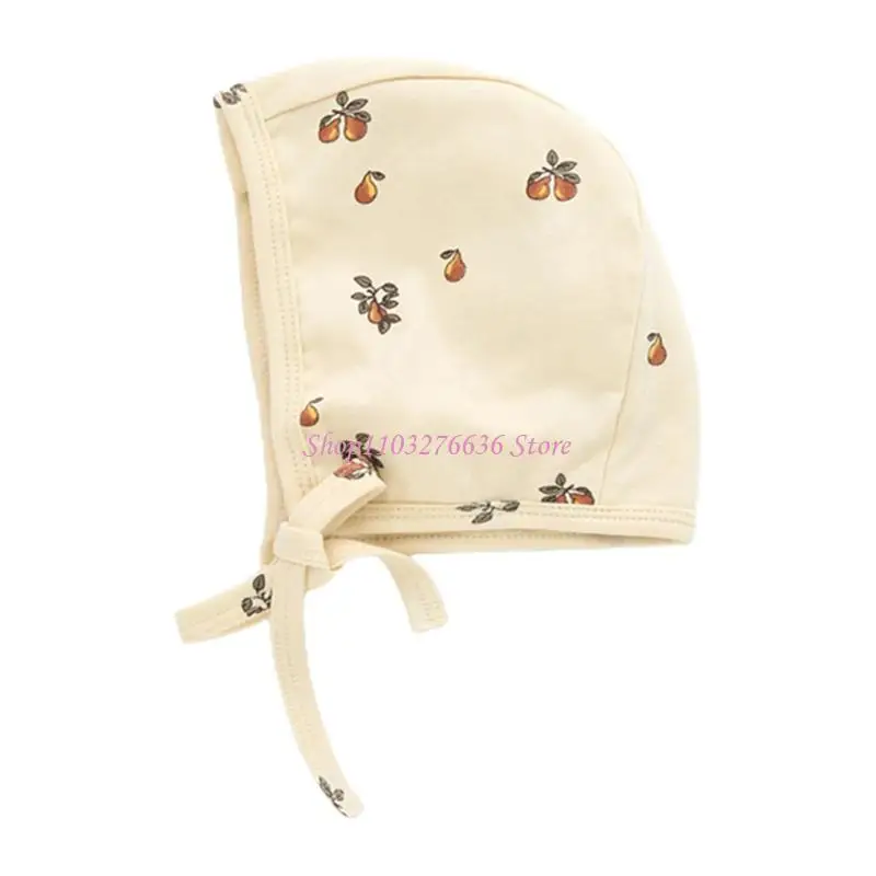 R6FD Lindo Baby Cotton Impresión Cotton Algodón Little Loop Hat estampado para bebé 0-24 meses - imagen 4