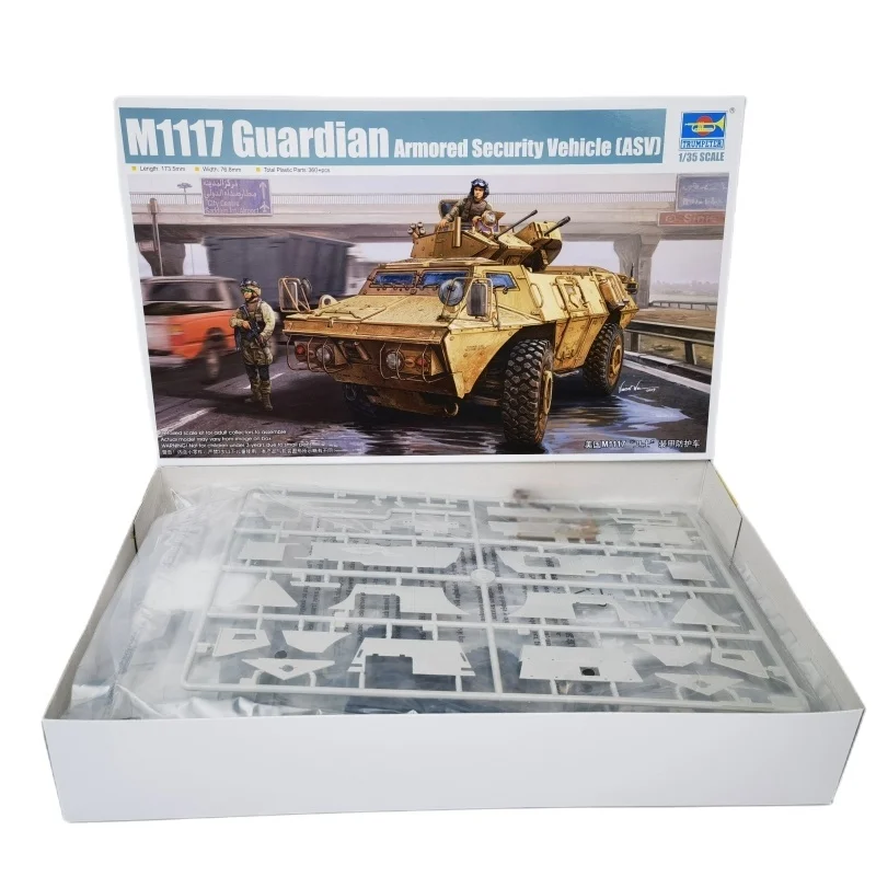 TRUMPETER 1/35 M1117 guardián vehículo de seguridad blindado montaje de plástico rompecabezas modelo de juguete - imagen 2