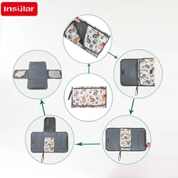 Cambiador acolchado lavable e impermeable para bebé – INSULAR