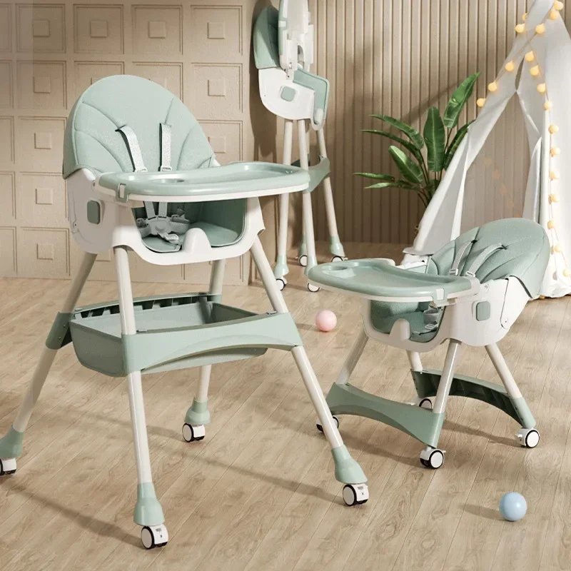 Silla de comedor para bebé reclinable y regulable tipo mecedora - imagen 2