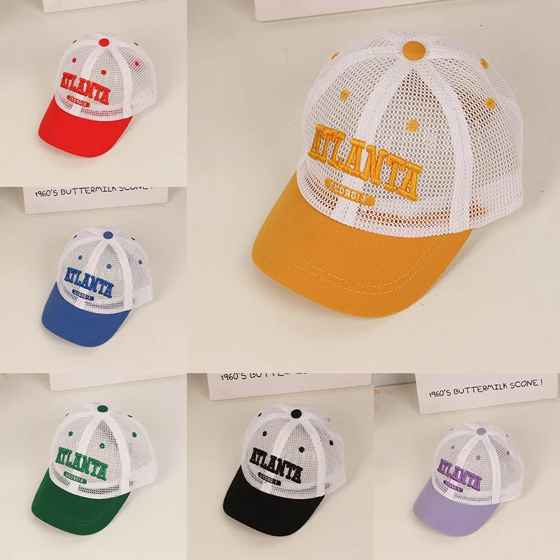 Sombrero de béisbol para niños y niñas, sombrilla, tela de algodón Superior, diseño de ala ancha, Verano