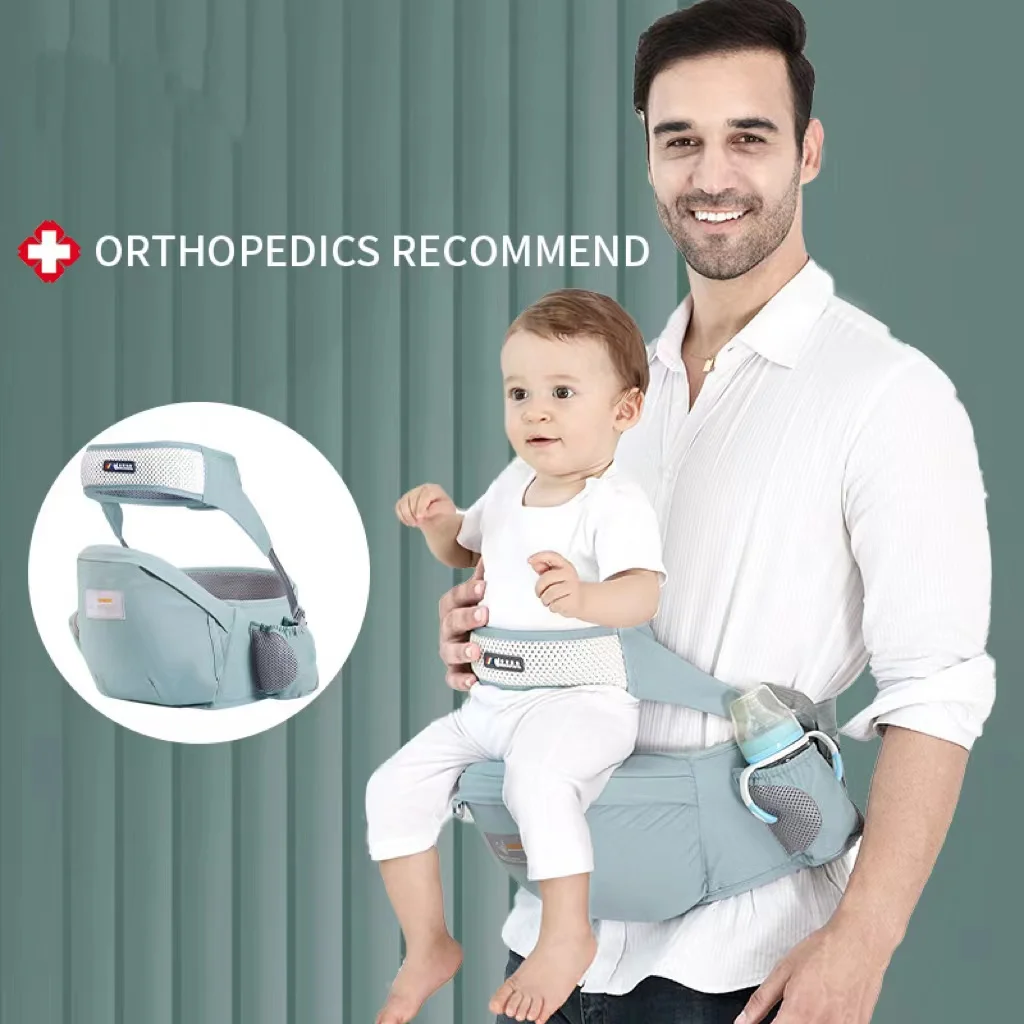 Portabebés de cadera con cinturón largo ajustable, portabebés ergonómico lavable con bolsillo multifuncional para recién nacido, novedad de 2023 - imagen 5