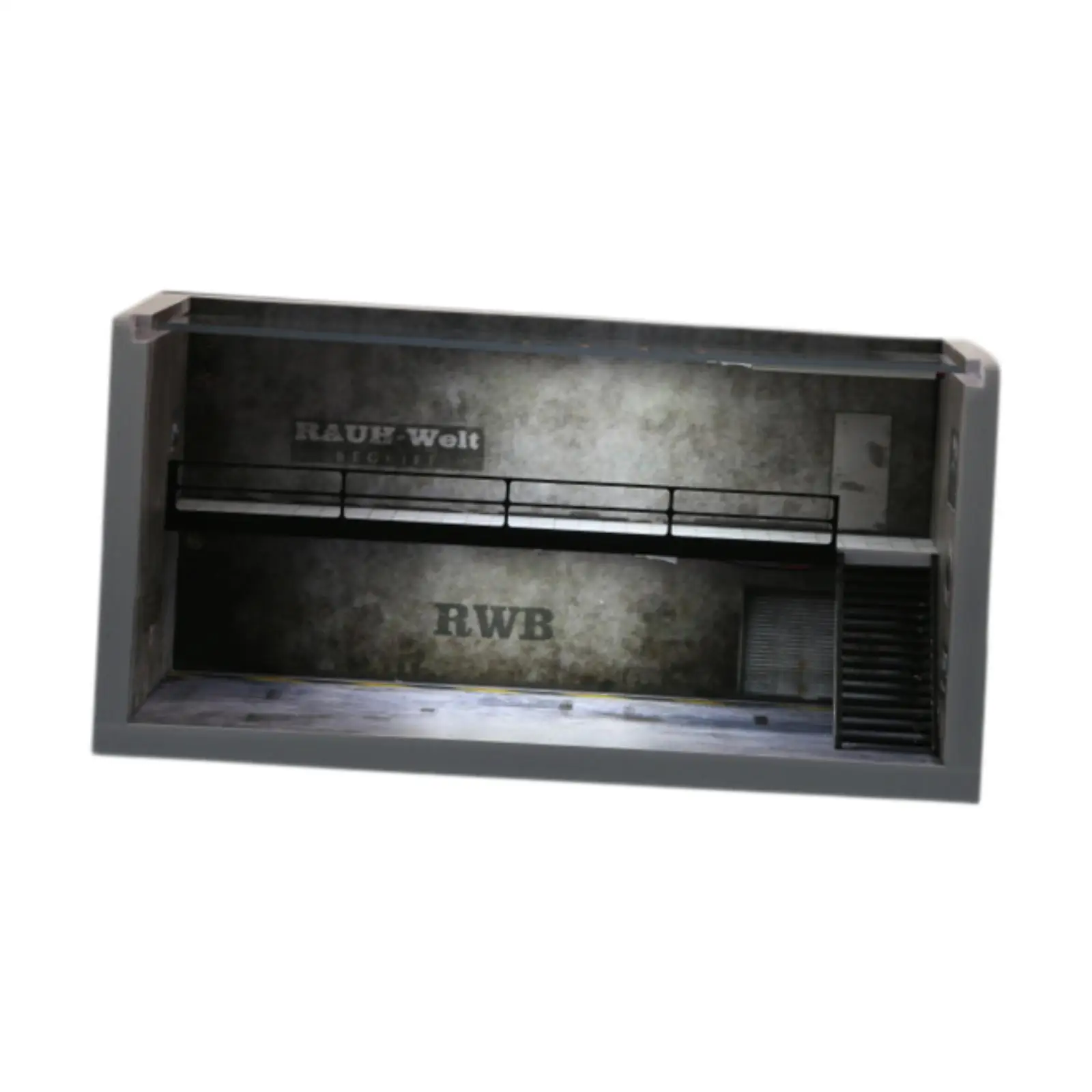 1/64 Model Car Display Case Ornament Photo Prop Toy Car Storage Home Decoration Display Box Parking Scene Showcase Organizer
