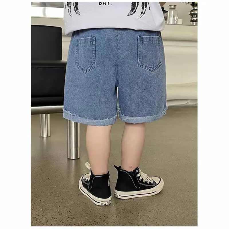Bermudas vaqueras para niños – Tejido ligero de verano - imagen 3